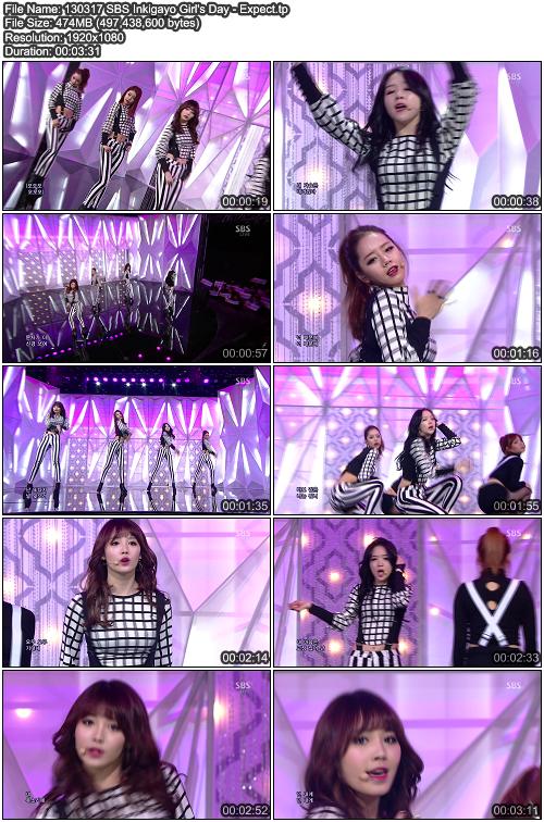 130317 SBS Inkigayo Girl's Day - Expect